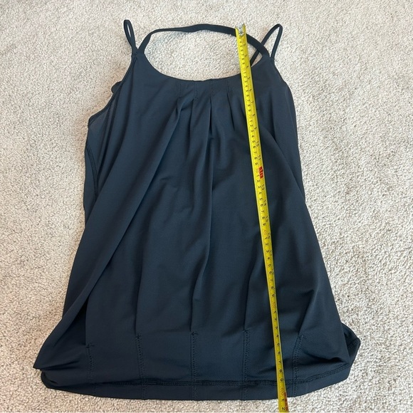 LULULEMON black Flow & Go Tank Strappy Sz 6 - Picture 10 of 11